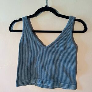 Blue Yoga tank top size M|L barley worn